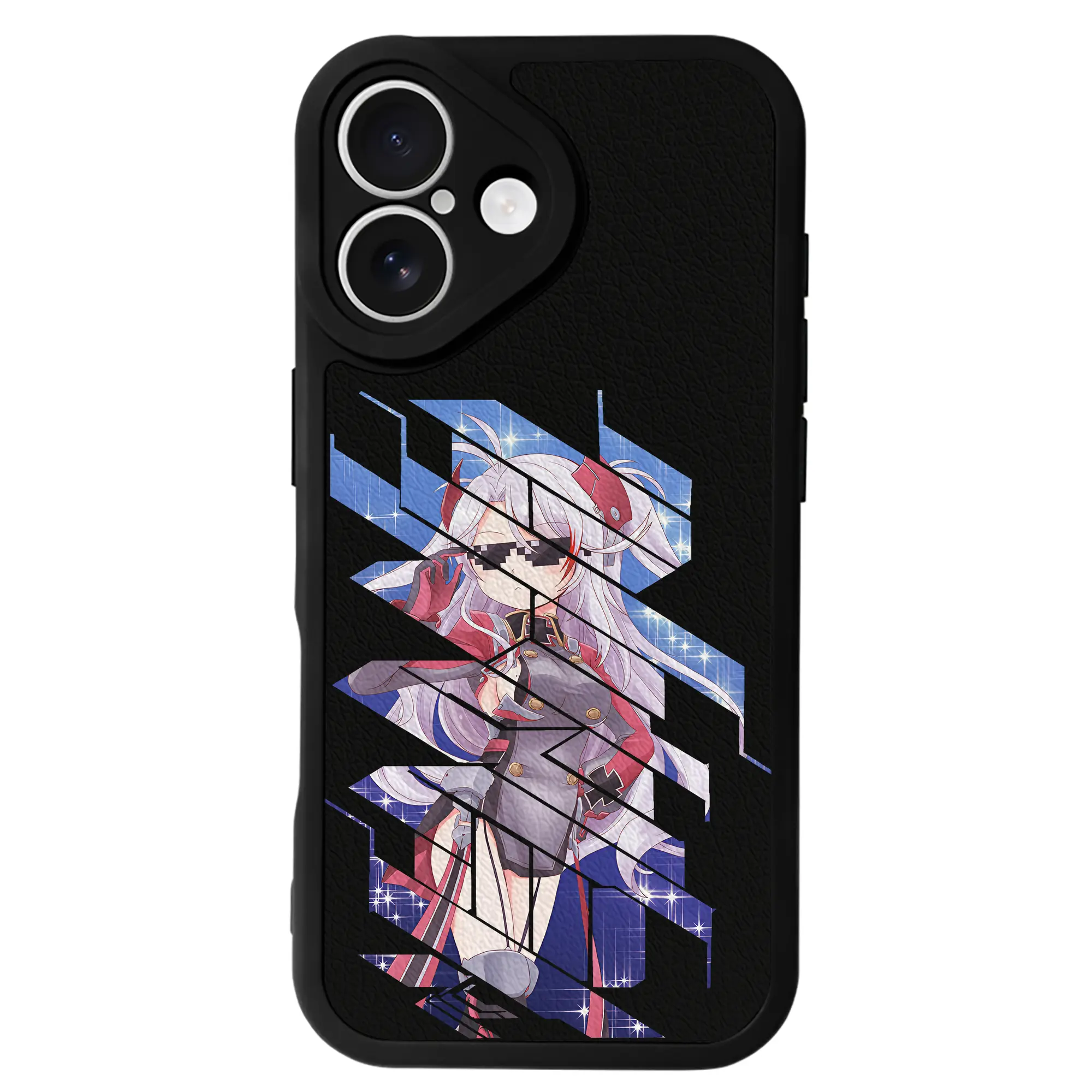 アズールレーン グッズ,プリンツ・オイゲン - IPhone 16シリーズ対応 ・ シリコンスマホケース ・ レザー調 ・ 高精度フィット ・ 耐衝撃 ・ ワイヤレス充電対応 ・ 精密カット